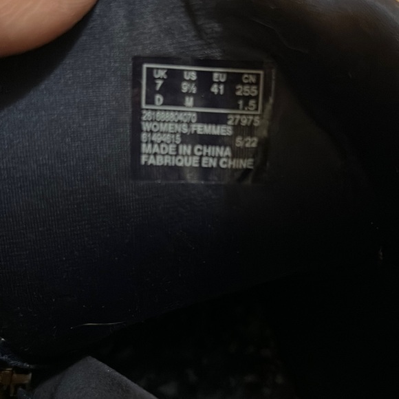 Cloudsteppers by Clark Breeze Glide Boots Size 9.5 Blue Comfort Zip Lace-Up EUC - Picture 5 of 5